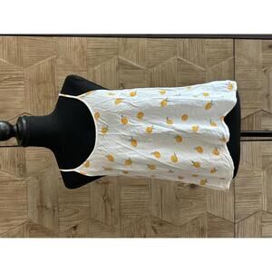 A New Day Women's Tank Top Size S White Summer Flowy